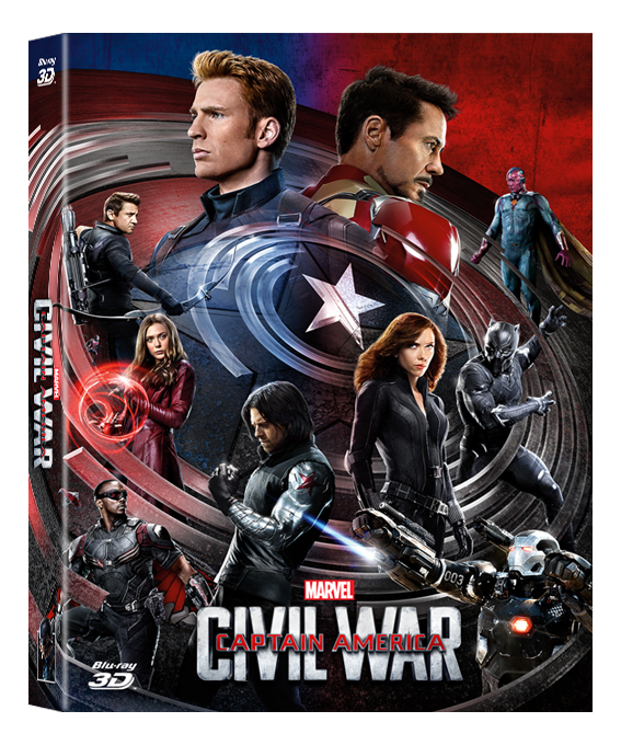 [Blu-ray] Captain America: Civil War (2Disc: 2D+3D) Fullslip A2 Steelbook LE (Weetcollection Exclusive No.01)