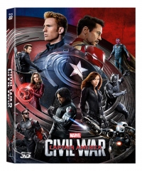 [Blu-ray] Captain America: Civil War (2Disc: 2D+3D) Fullslip A2 Steelbook LE (Weetcollection Exclusive No.01)