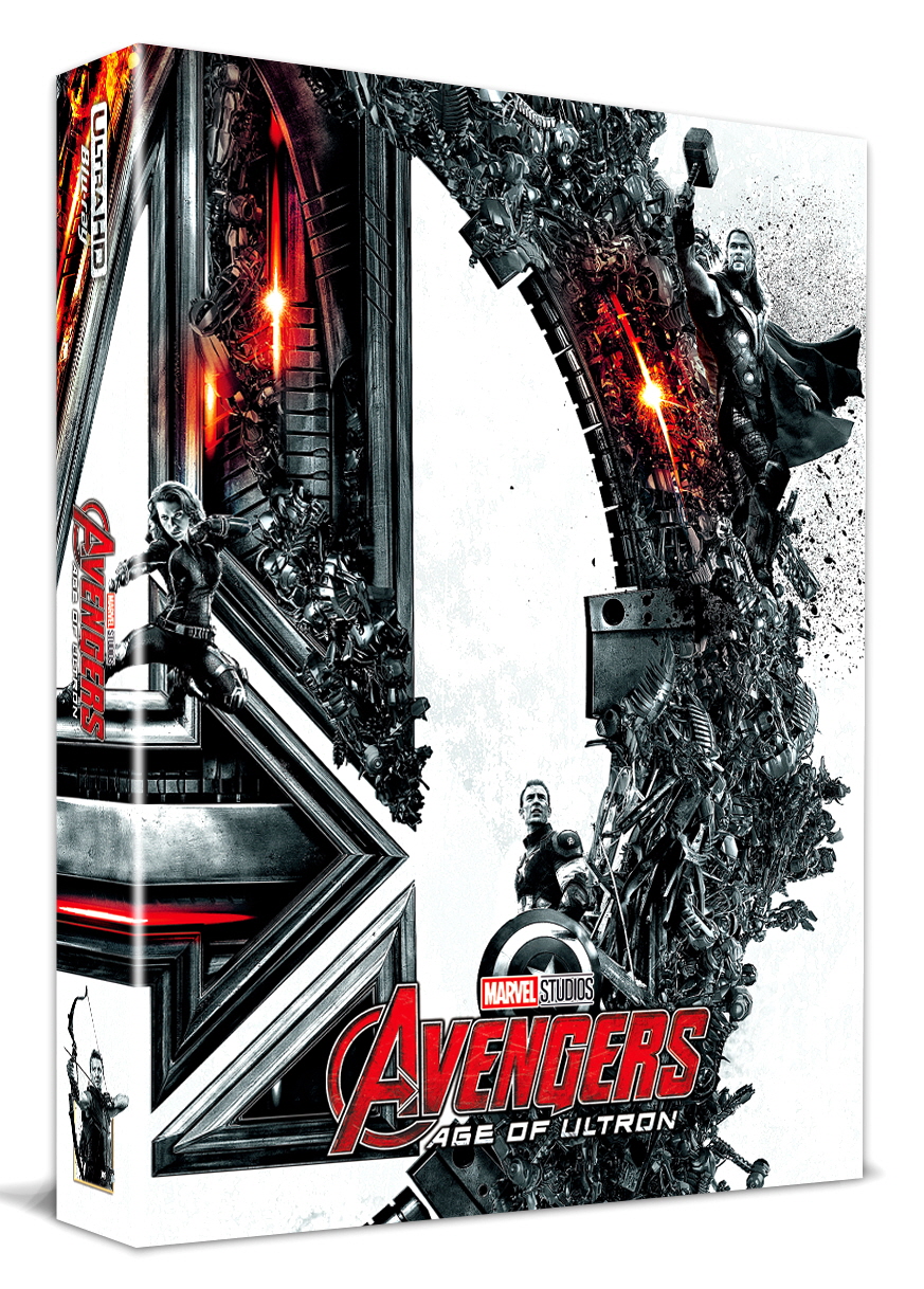 [Blu-ray] The Avengers: Age of Ultron A1 Fullslip 4K(3disc: 4K UHD + 3D + BD Steelbook LE